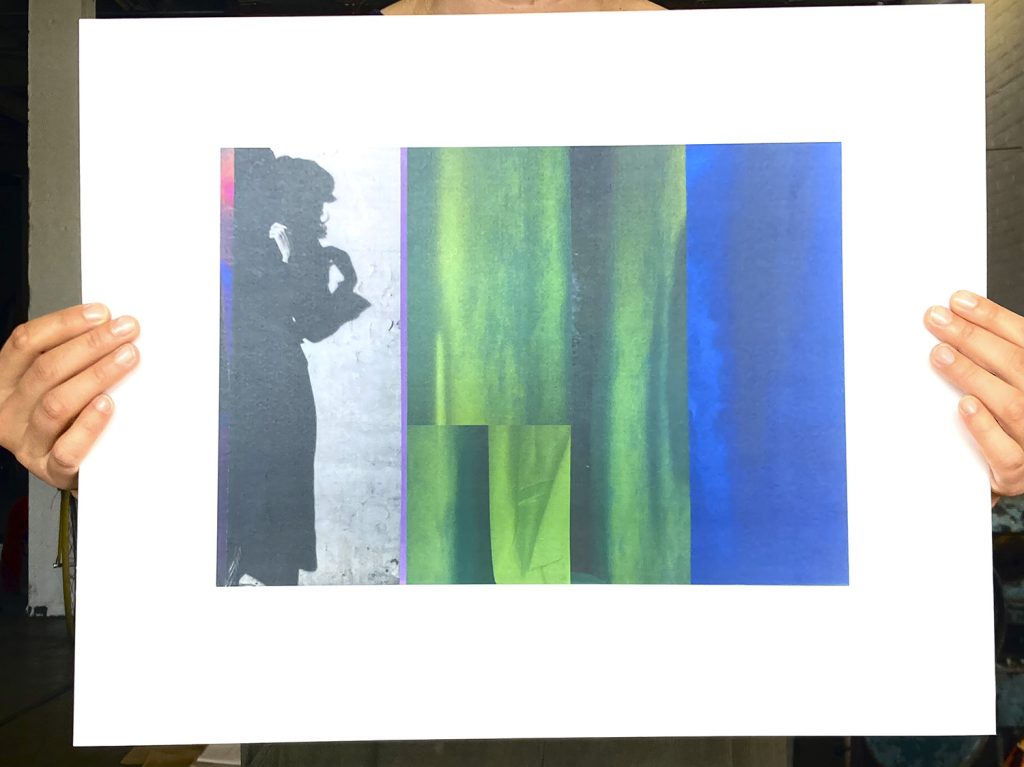 Christine Kaul „Schatten und Spiegelung 2“ 2025  Lichtdruck 
